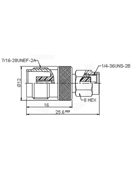 ADAPTADOR SMA-M - TNC-H