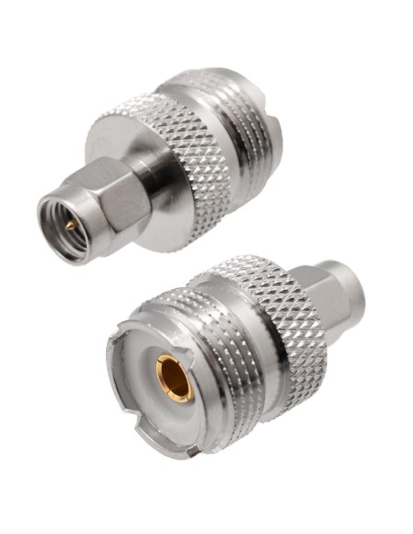 ADAPTADOR SMA MACHO - UHF HEMBRA
