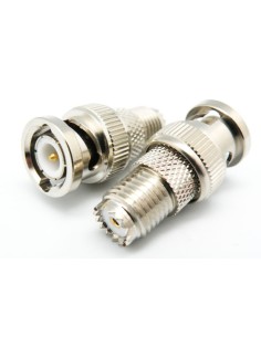 ADAPTADOR BNC MACHO A MINI-UHF HEMBRA
