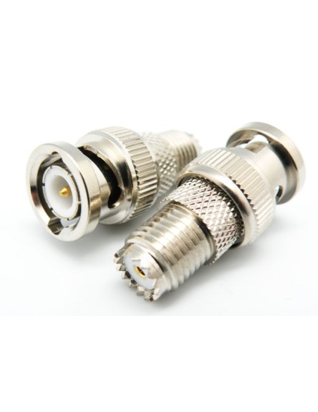 ADAPTADOR BNC MACHO A MINI-UHF HEMBRA