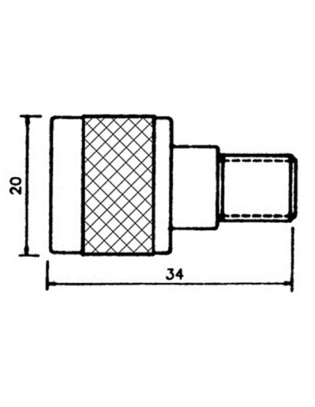 ADAPTADOR N MACHO - F HEMBRA