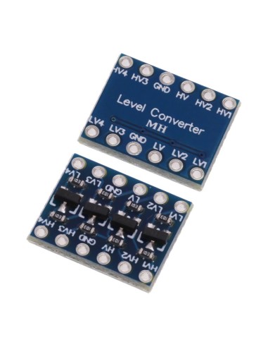 CONVERSOR NIVELES LOGICOS BIDIRECCIONAL 3.3V a 5V 4 CANALES