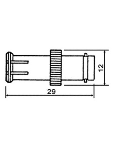 ADAPTADOR BNC-HEMBRA A TV HEMBRA