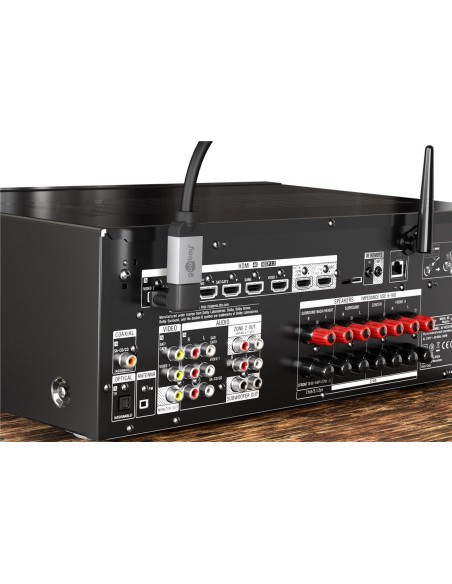 Adaptador HDMI M-H codo