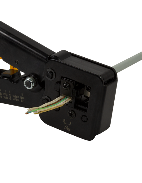 CRIMPADORA RJ11/12/45 CABLE PASANTE