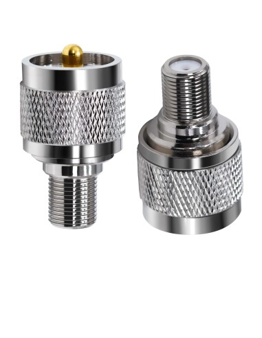 ADAPTADOR F HEMBRA - UHF MACHO