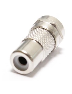ADAPTADOR "F" MACHO -  RCA HEMBRA