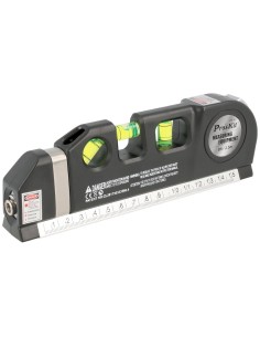 Nivel multifunción laser, burbuja y metro