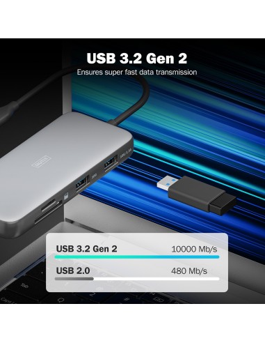 DOCK. USB-C 7x HDMI/RJ45