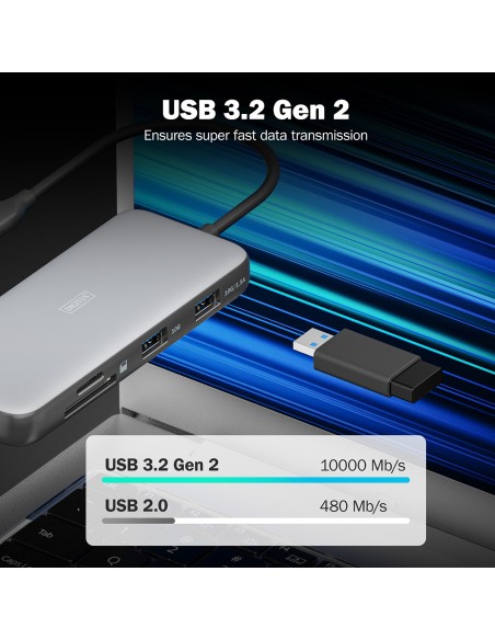 DOCK. USB-C 7x HDMI/RJ45