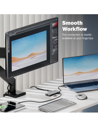 DOCK. USB-C 7x HDMI/RJ45