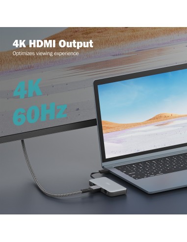 DOCK. USB-C 7x HDMI/RJ45/PD/SD