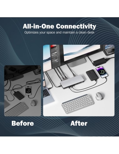 DOCK. USB-C 13x USB-C/RJ45/CC/AUDIO/HDMI/DP