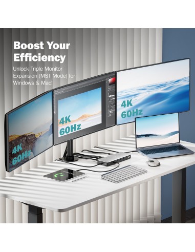 DOCK. USB-C 13x USB-C/RJ45/CC/AUDIO/HDMI/DP