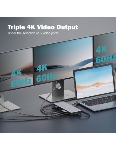 DOCK. USB-C 13x USB-C/RJ45/CC/AUDIO/HDMI/DP