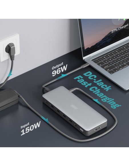 DOCK. USB-C 13x USB-C/RJ45/CC/AUDIO/HDMI/DP