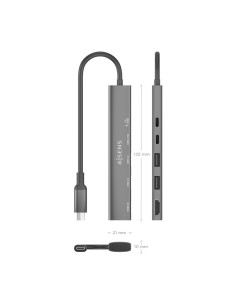 DOCK USB-C x5 HDMI/USB-A/USB-C/USB-C PD 2