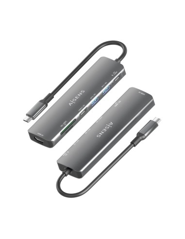 DOCK USB-C x7 HDMI/USB-A/USB-C/USB-C PD 100W/SD/MICRO SD