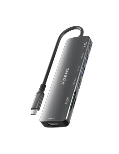 DOCK USB-C x7 HDMI/USB-A/USB-C/USB-C PD 100W/SD/MICRO SD