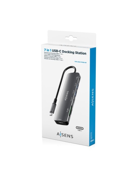 DOCK USB-C x7 HDMI/USB-A/USB-C/USB-C PD 100W/SD/MICRO SD