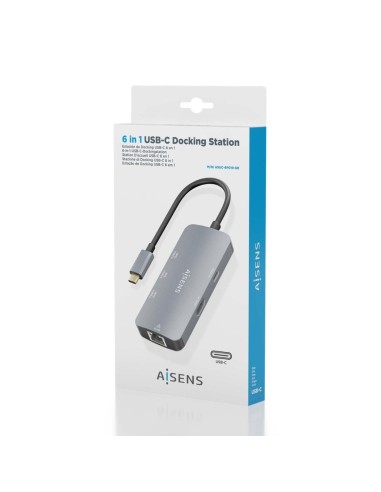 DOCK USB-C x6 HDMI/RJ45/USB-A/USB-C PD