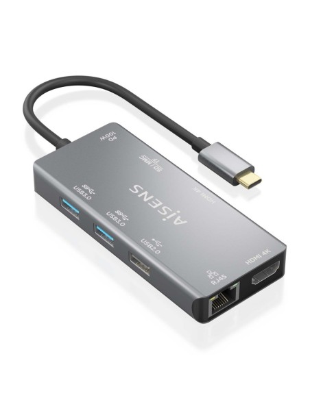 DOCK USB-C x9 HDMI/RJ45/USB-A/USB3.0/USB-A 2.0/USB-C PD