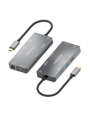 DOCK USB-C x9 HDMI/RJ45/USB-A/USB3.0/USB-A 2.0/USB-C PD