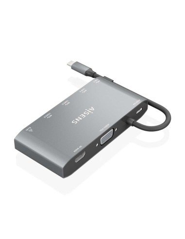 DOCK USB-C x8 HDMI/VGA/RJ45/USB-A/USB-C 5G/USB-C PD
