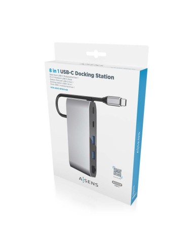 DOCK USB-C x8 HDMI/VGA/RJ45/USB-A/USB-C 5G/USB-C PD