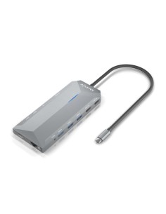 DOCK USB-C x12 HDMI/RJ45/USB-A/USB-C PD/AUDIO/SD/MICRO SD