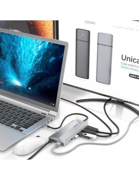 DOCK USB-C x12 HDMI/RJ45/USB-A/USB-C PD/AUDIO/SD/MICRO SD