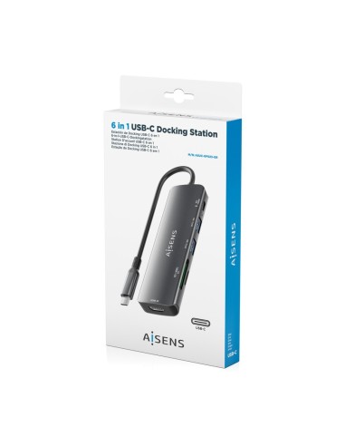 DOCK USB-C estación 6 en 1