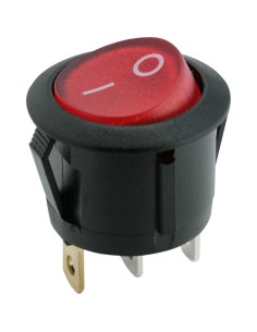 INTERRUPTOR LUMINOSO EMPOTRABLE ROJO