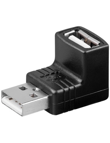 Adaptador USB A Macho a Hembra  90º
