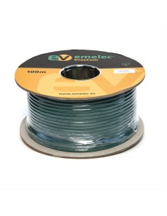 100M. CABLE DE VIDEO ANALOGICO RG-59 75Ω FLEXIBLE MULTIFILAR VERDE 2