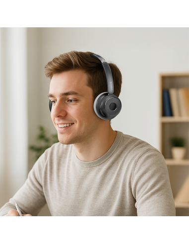 AURICULARES BLUETOOTH 6.0 NEGRO