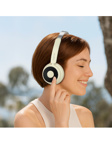 AURICULARES BLUETOOTH 6.0 MARRÓN