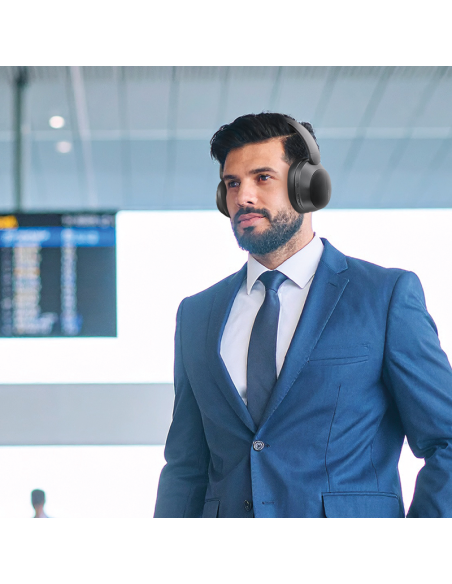 AURICULARES BT 6.0 SOUND WAVE ANC NEGRO