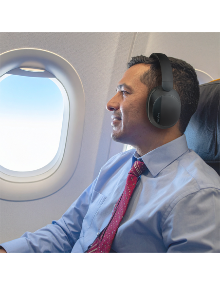 AURICULARES BT 6.0 SOUND WAVE ANC NEGRO