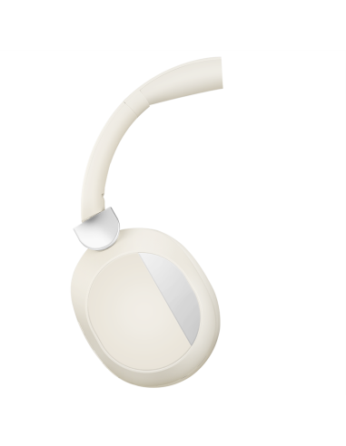 AURICULARES BT 6.0 SOUND WAVE ANC CREMA/PLATA