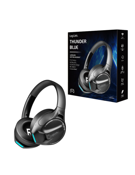 AURICULARES PARA JUEGOS BT 6.0 NEGRO