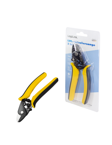 Alicate pelacables de fibra universal de 3 orificios 0,13 - 4mm