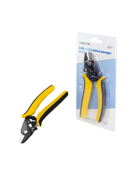 Alicate pelacables de fibra universal de 3 orificios 0,13 - 4mm