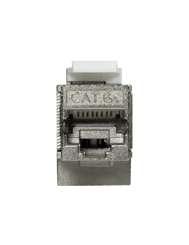 Adaptador Modular CAT6A Keystone Codo 90º