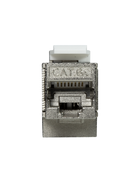 Adaptador Modular CAT6A Keystone Codo 90º