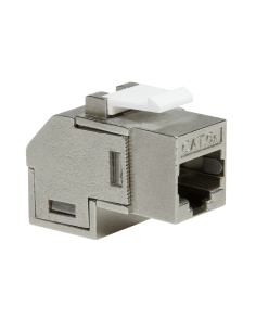 Adaptador Modular CAT6A Keystone Codo 90º