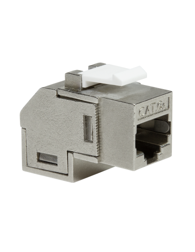 Adaptador Modular CAT6A Keystone Codo 90º