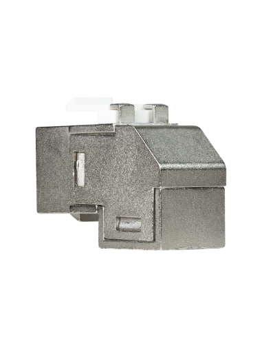 Adaptador Modular CAT6A Keystone Codo 90º