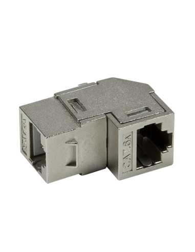 Adaptador Modular CAT6A Keystone Codo 90º