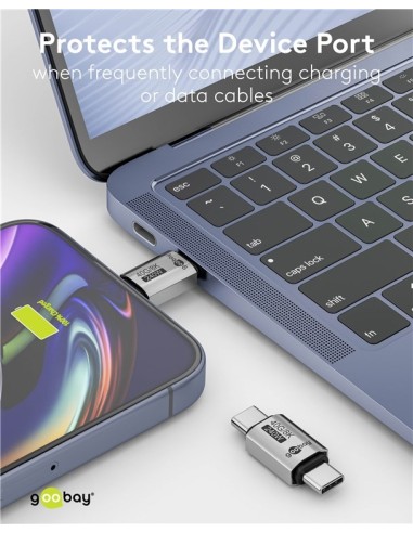 Adaptador USB-C Recto, M/M